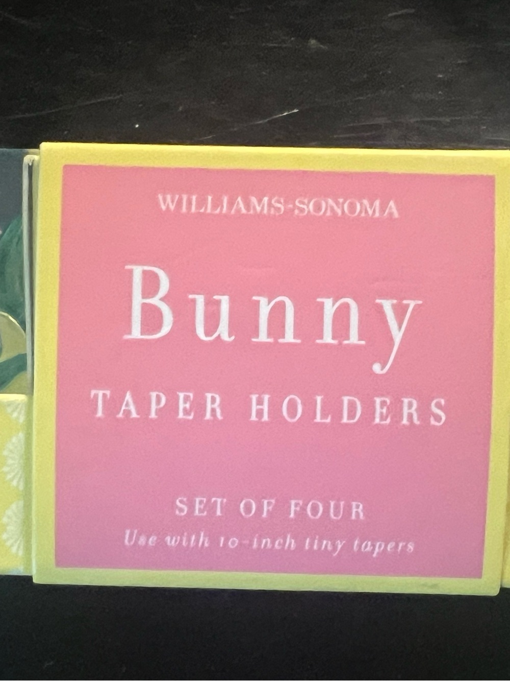 Williams Sonoma bunny taper holders - Picture 2 of 7